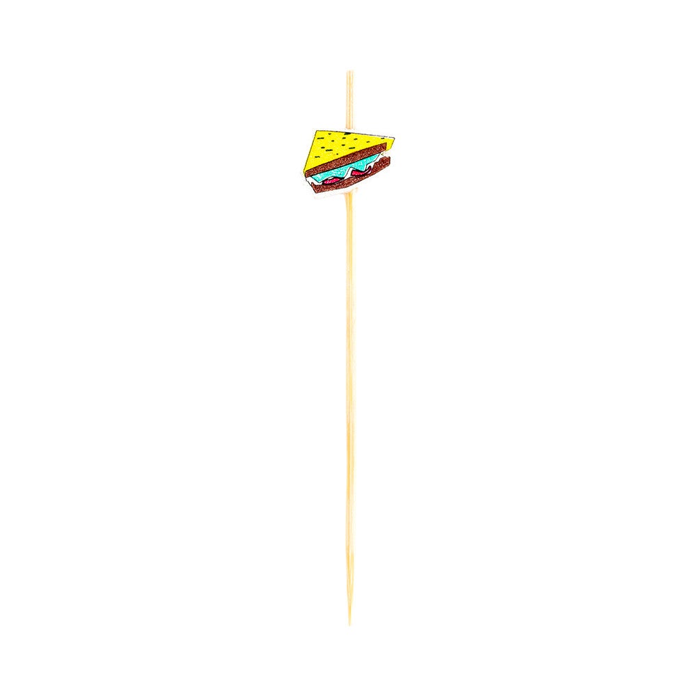 Skewers, Sandwich, 4 Inch, Bamboo, 4 Linear Inch,1 - 1000 COUNT