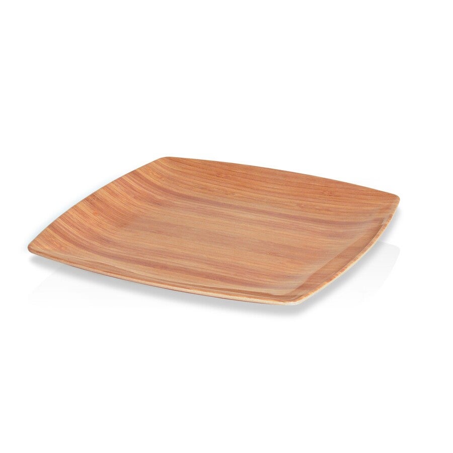 Plates, Platewise Mod, 8 Inch, Wood Appearance, Square, 8 Linear Inch,6 - 1 EACH