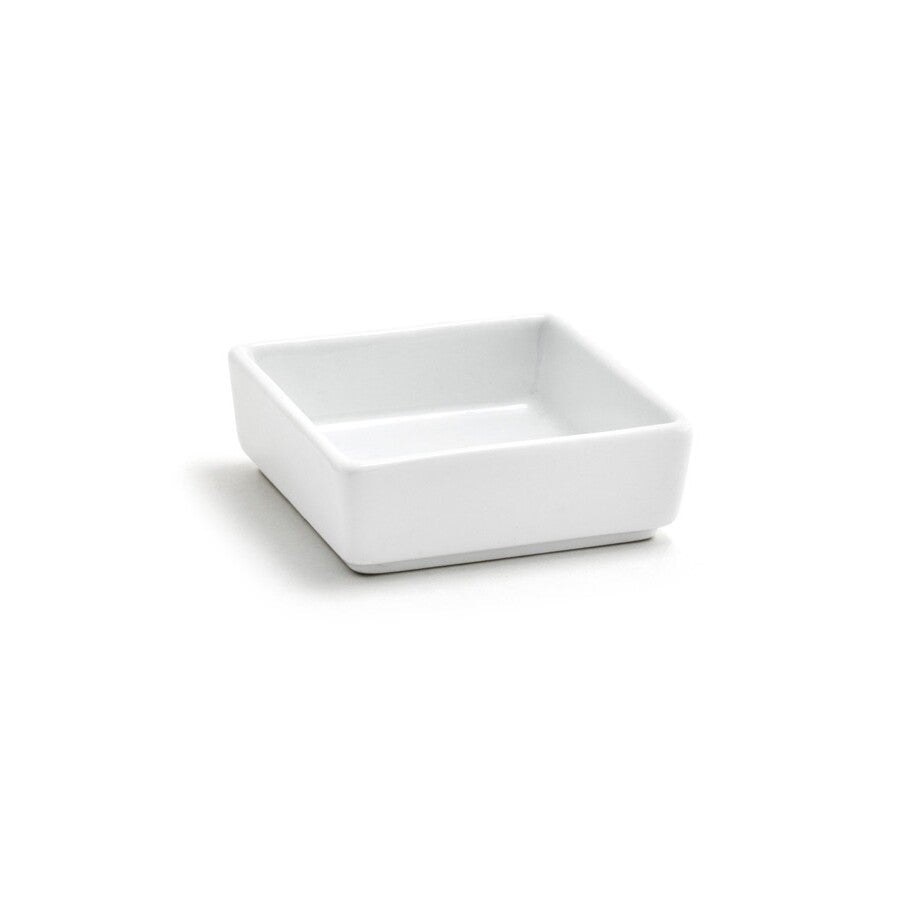 Ramekins, Mod, 2.5 Ounce, White, Square, 2.5 Linear Inch,24 - 1 EACH