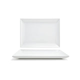 Platters, 11.5 x 8.25 Inch, Mod Ideal, White, Porcelain,4 - 1 COUNT