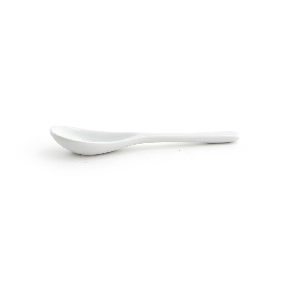 Spoons, Condiment, 5 Inch, White, Porcelain, 5 Linear Inch,12 - 1 EACH