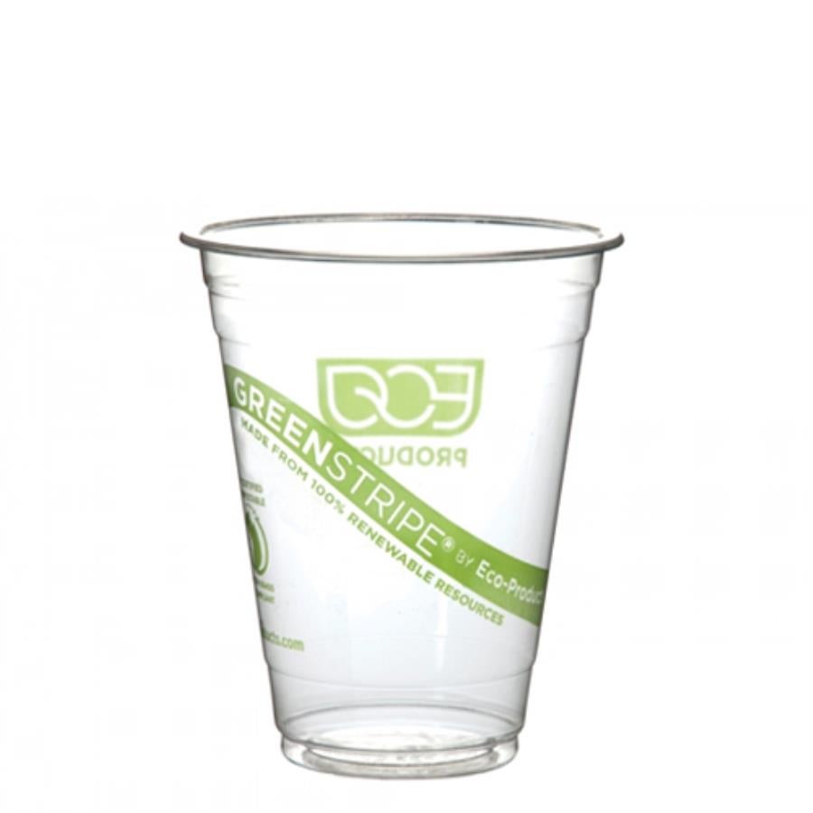 Cups, Cold, 16 Ounce, Plastic, Clear, PLA, Compostable,1000 - 1 EACH