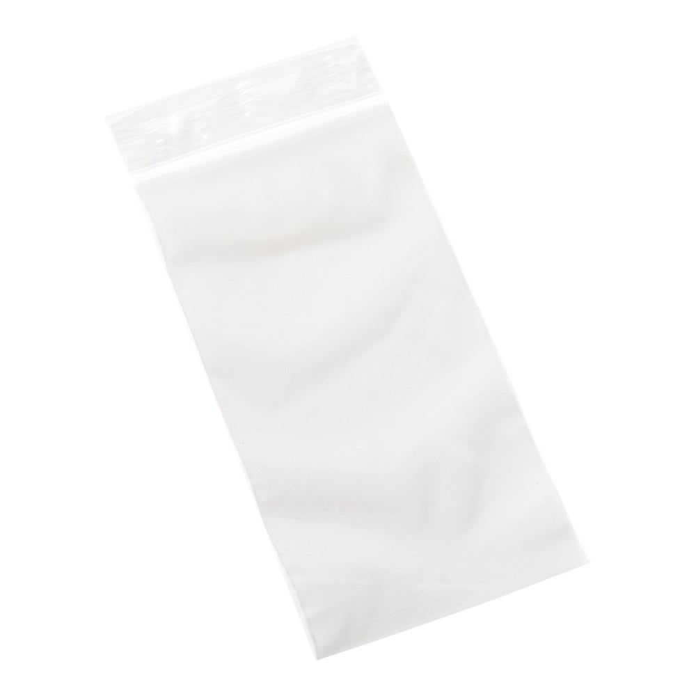 Bags, Reclosable, Bag Tek 3 x 6 Inch, Plastic, Clear, Zip Seal,1 - 100 COUNT