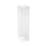 Boxes, Favor, Sweet Vision 1.4 x 1.5 x 6.3 Inch, Plastic, Clear, with Pop & Lock Bottom,1 - 100 COUNT