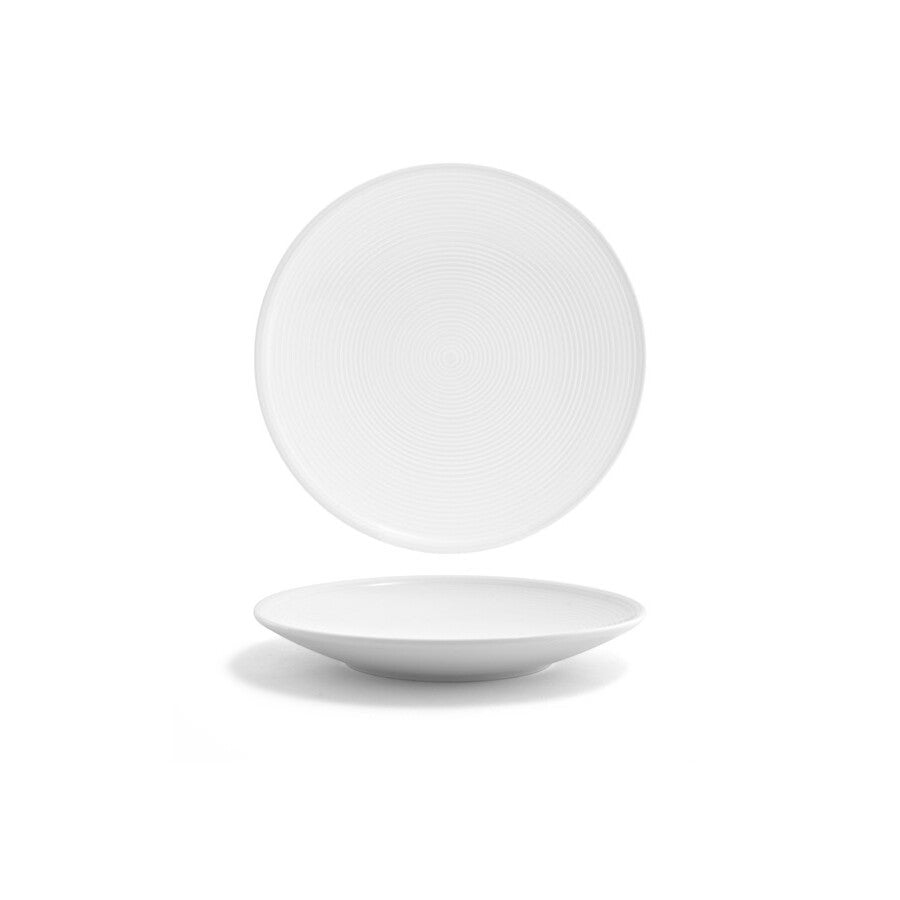 Plates, Spiral, 7.25 Inch, White, 7.25 Linear Inch,6 - 1 EACH