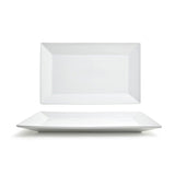 Plates, Kyoto, 14 x 9 Inch, White, Rectangular,6 - 1 COUNT