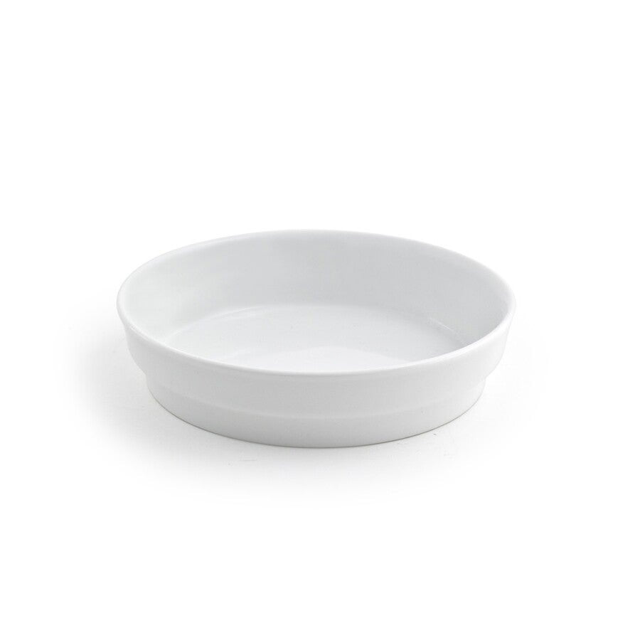 Ramekins, 9 Ounce, Low Ribbed, White, Square, 9 Ounce,6 - 1 EACH
