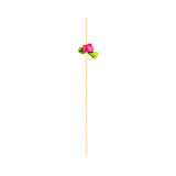 Skewers, Rose Ribbon, 4 Inch, Bamboo, 4 Linear Inch,1 - 1000 COUNT