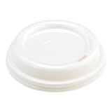Lids, Flat, Restpresso, Plastic, White, for 8/12/16 Ounce Cups,1 - 500 COUNT