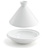 Tagines, 6.5 x 5.75 Inch, White, Porcelain, 6.5 Linear Inch,2 - 1 COUNT