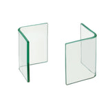 Riser Sets, Arctic L-Shaped, 6.25 Inch, 2 Piece, Clear, Glass,2 - 1 COUNT