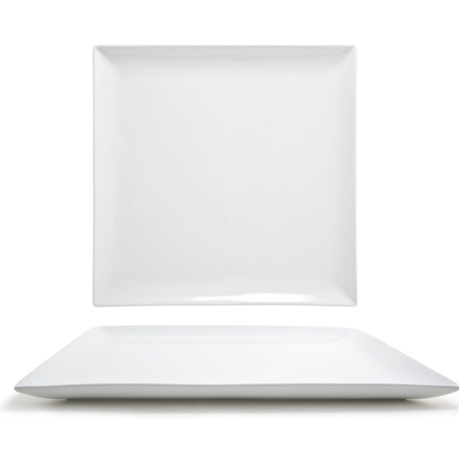 Platter, Mod, 15 Inch, White, Square, 15 Linear Inch,2 - 1 EACH