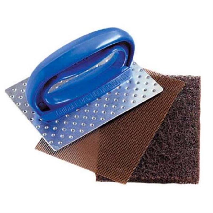 Cleaning Kit, Griddle, Cool, Blue, with Handle/Polishing Pad/Griddle Screen,1 - 1 EACH