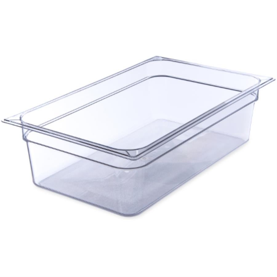 Pan, Food, Full-Size 6 Inch, 20.75 x 12.75 Inch Clear, Polycarbonate,1 - 1 EACH