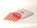 Wraps, Deli, 12 x 12 Inch, Red Gingham,6 - 1000 COUNT