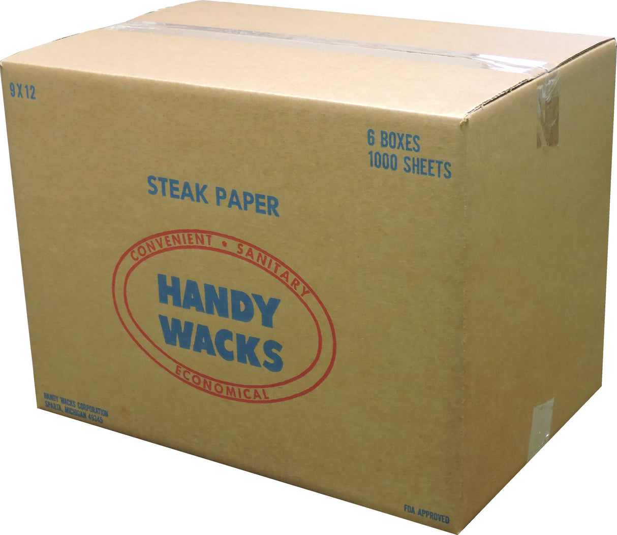 Papers, Steak, 9 x 12 Inch, Black,6 - 1000 COUNT