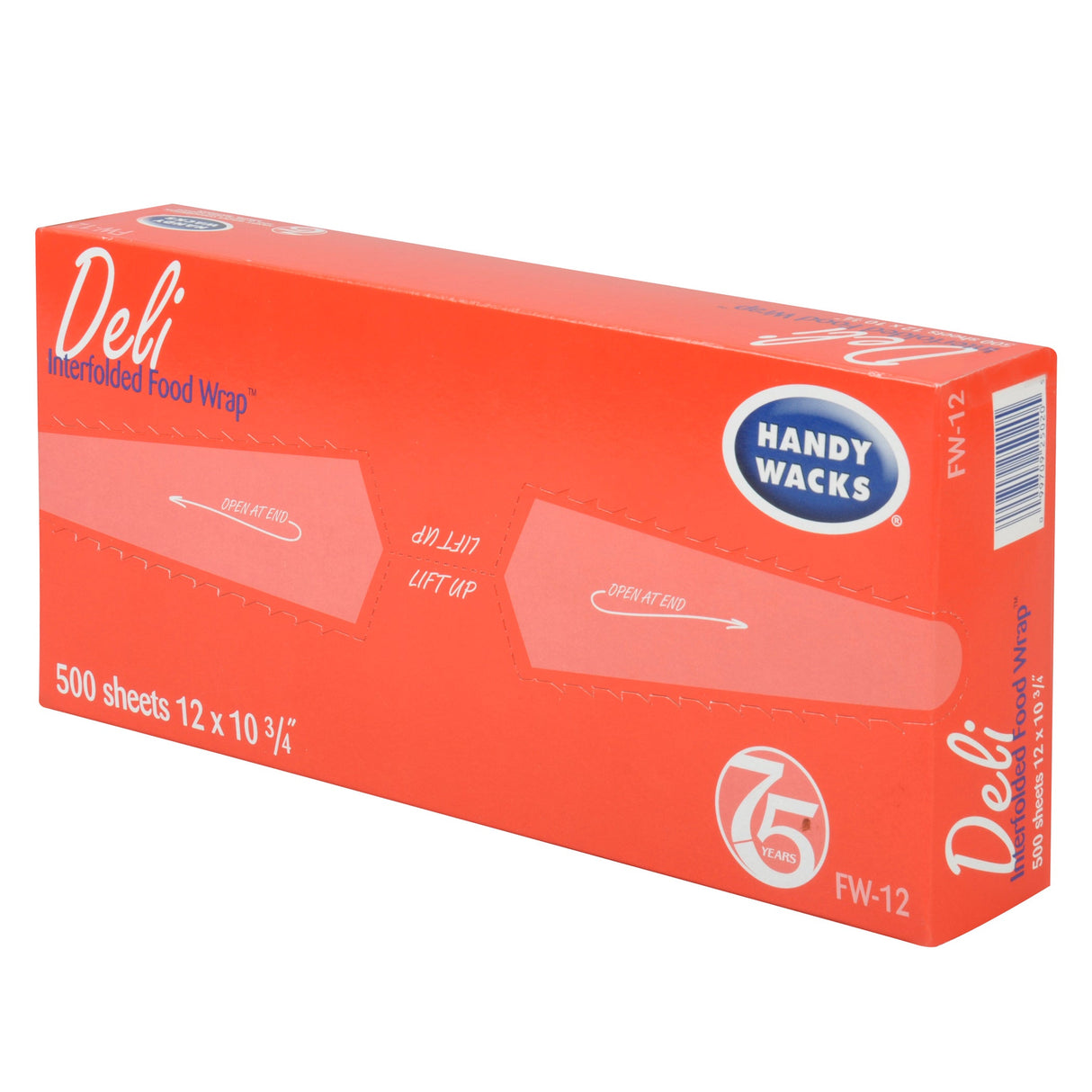 Wraps, Deli, 10 x 10.75 Inch, Interfolded,12 - 500 COUNT