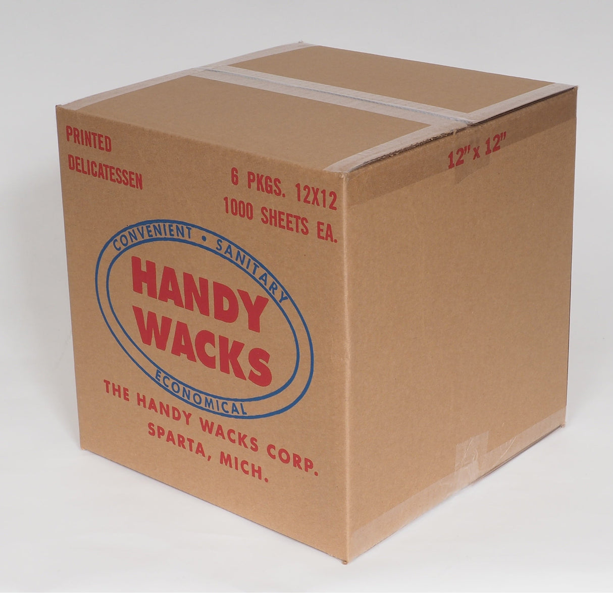 Wraps, Deli, 10 x 10 Inch, Blue Checker,6 - 1000 COUNT