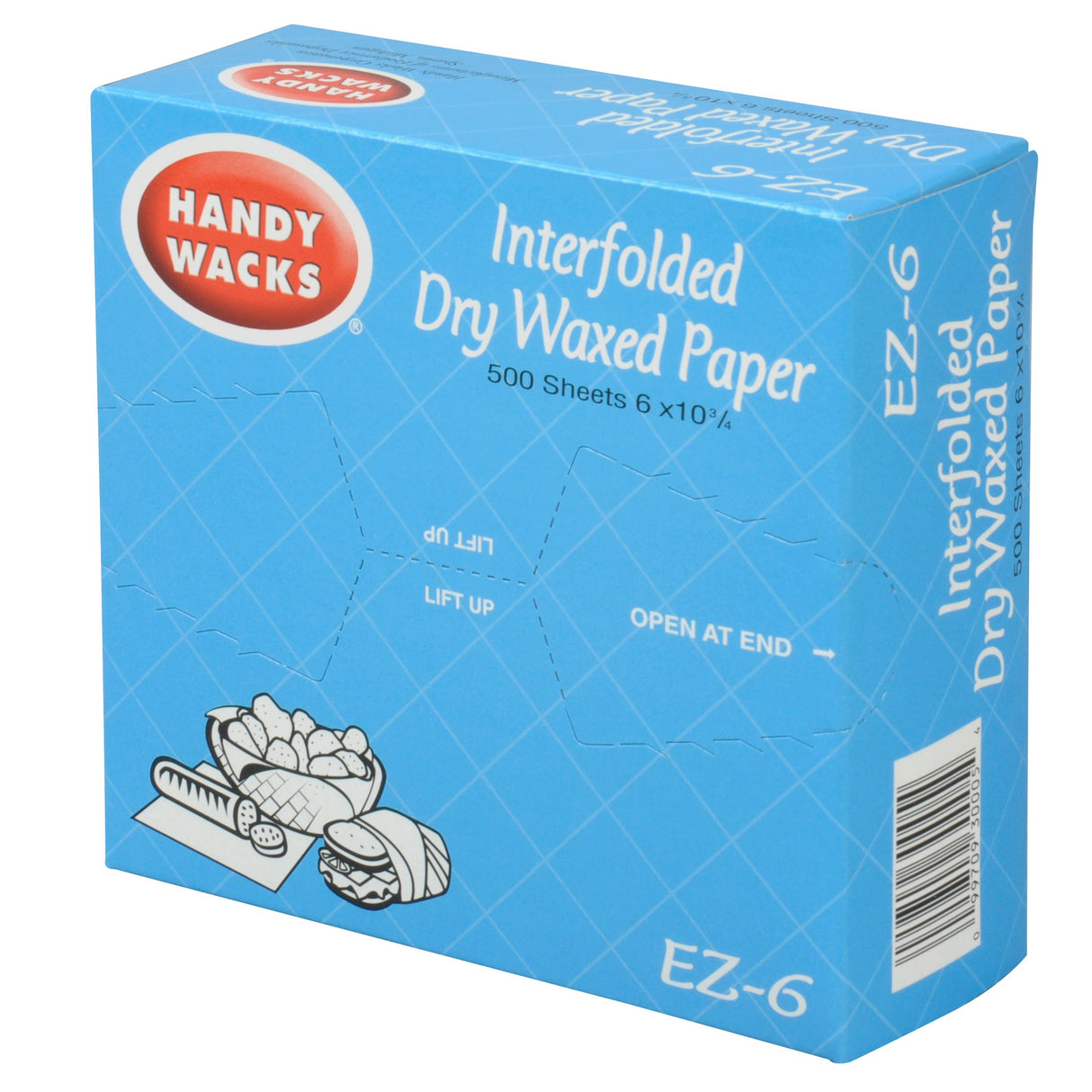 Wraps, Deli, 6 x 10.75 Inch, Interfolded,12 - 500 COUNT