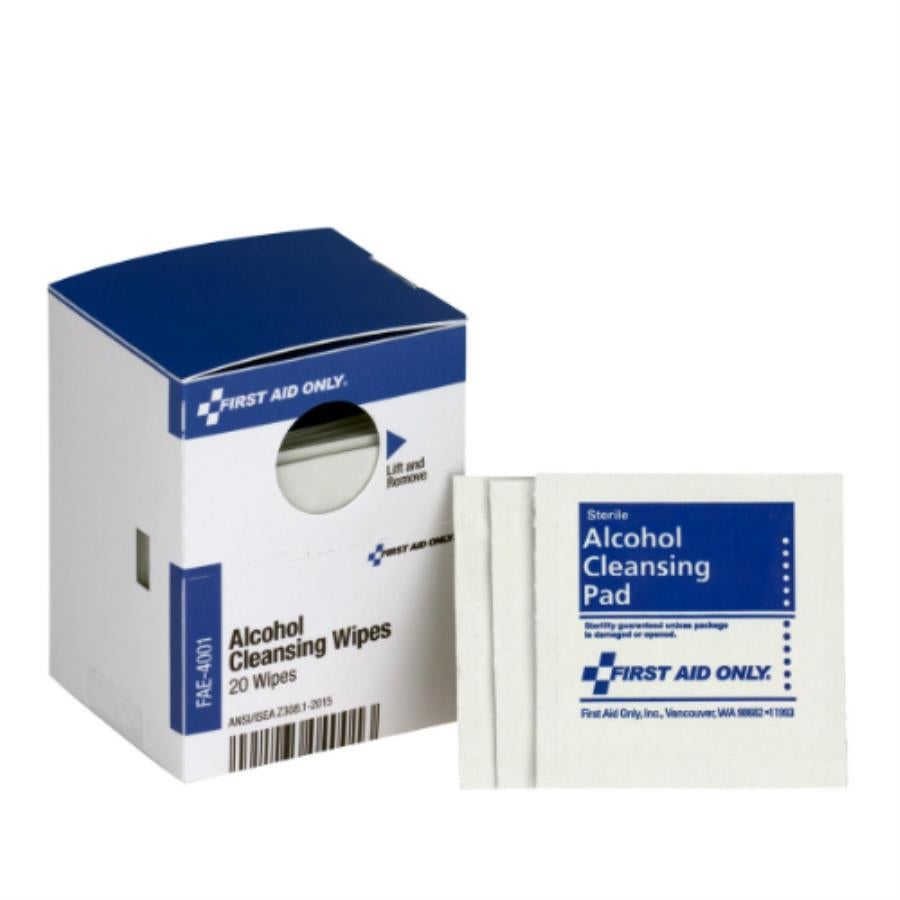 Cleansing Pad, Alcohol, 70% Alcohol, Single-Use, Individually-Wrapped,1 - 1 EACH