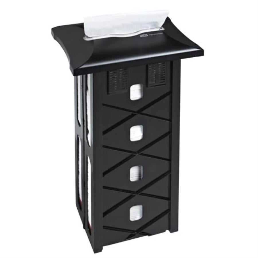 Dispenser, Napkin, In-Counter, Black, 21.5 x 9.9 x 7 Inch,1 - 1 EACH