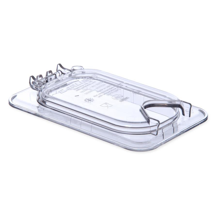 Lid, Clear, Polycarbonate, with Hinged & Notched Cover, for Ninth-Size Food Pan,1 - 1 EACH