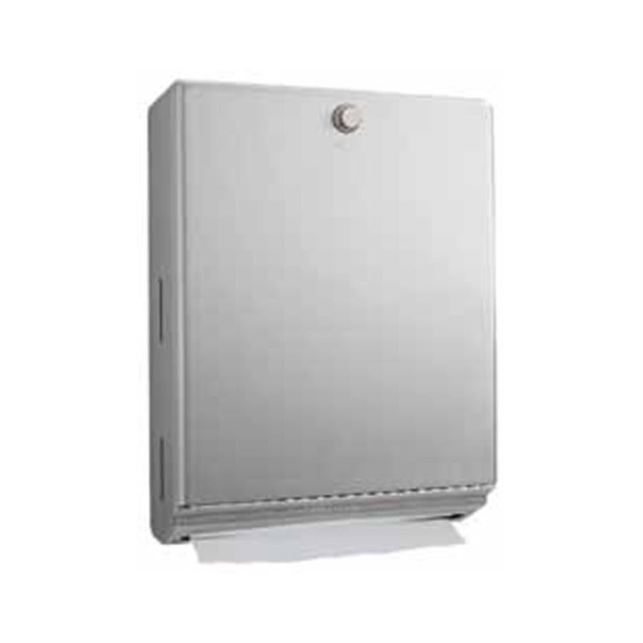 Dispenser, Paper Towel, Multi-Fold, Stainless Steel, 10.75 x 14 x 4 Inch,1 - 1 EACH
