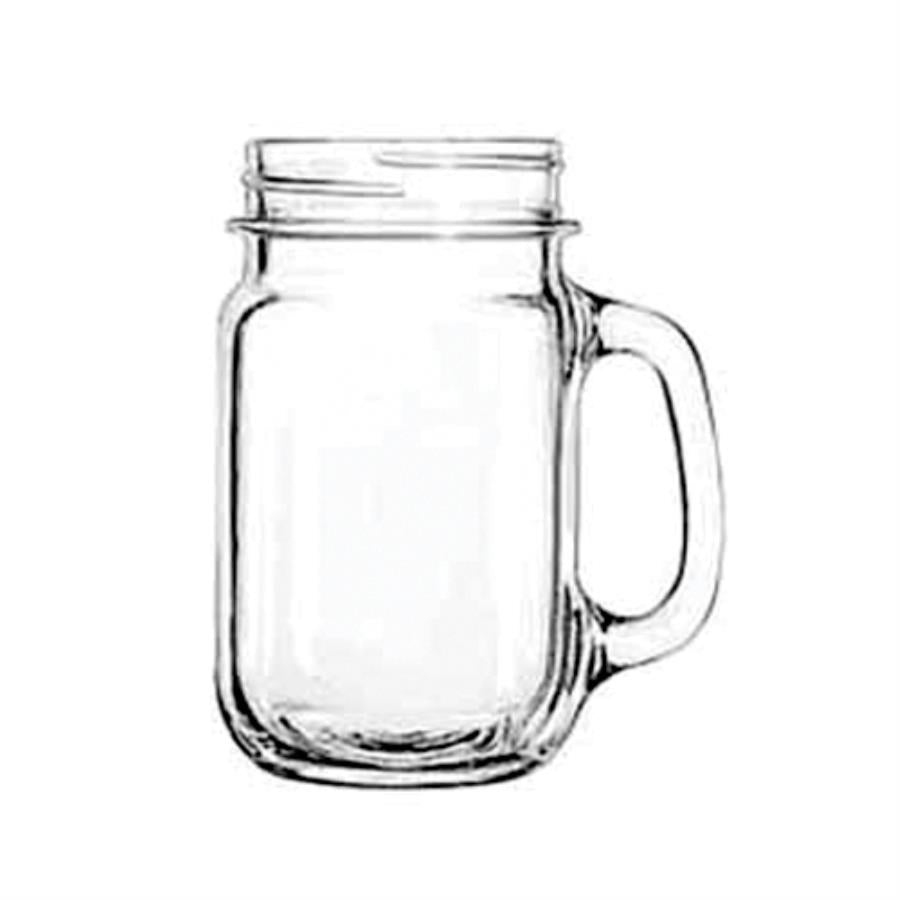 Mason Jars, Glass, 16.5 Ounce,12 - 1 EACH