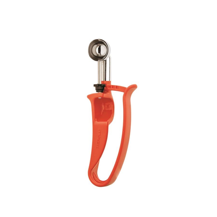 Disher, #100, Orange  Handle Stainless Steel Bowl, .32 Ounce,1 - 1 EACH