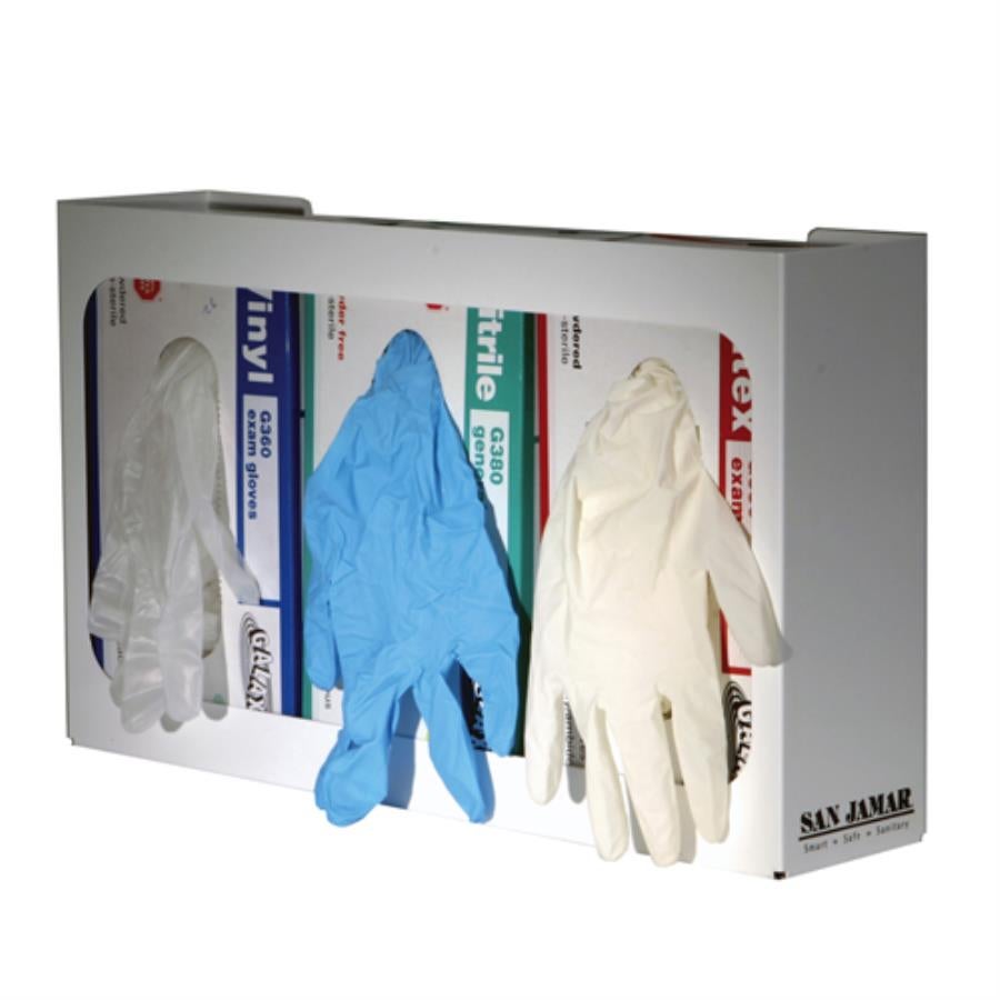 Dispenser, Glove, 3 Box, White,1 - 1 EACH