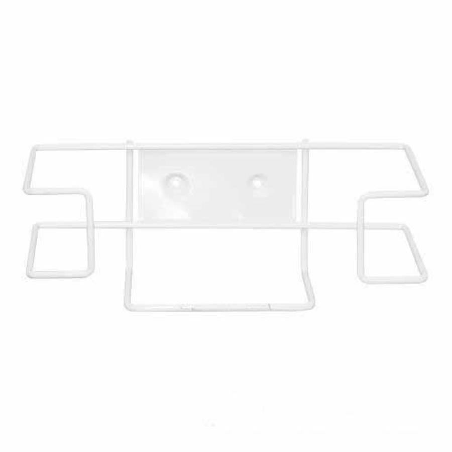 Dispenser, Glove, White, Vinyl Coated Stainless Steel, Wall Mount, with Screws,1 - 1 EACH