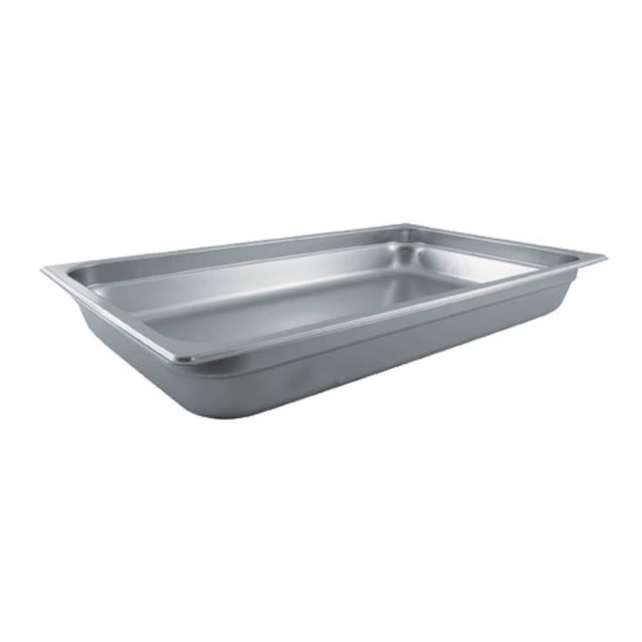 Pan, Steam Table, Full-Size, 12.75 x 20.75 Inch, 2.5 Inch Deep, Stainless Steel, Solid,1 - 1 EACH