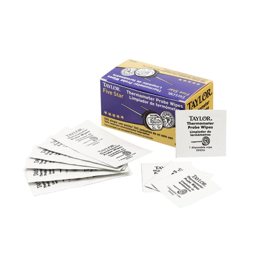 Sanitizing Wipes, Food Thermometer, Ready-to-Use,100 - 1 EACH