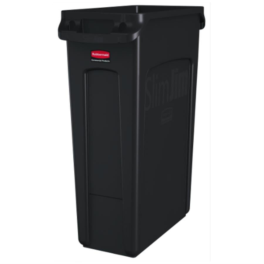 Receptacle, Trash, 23 Gallon, Black,1 - 1 EACH