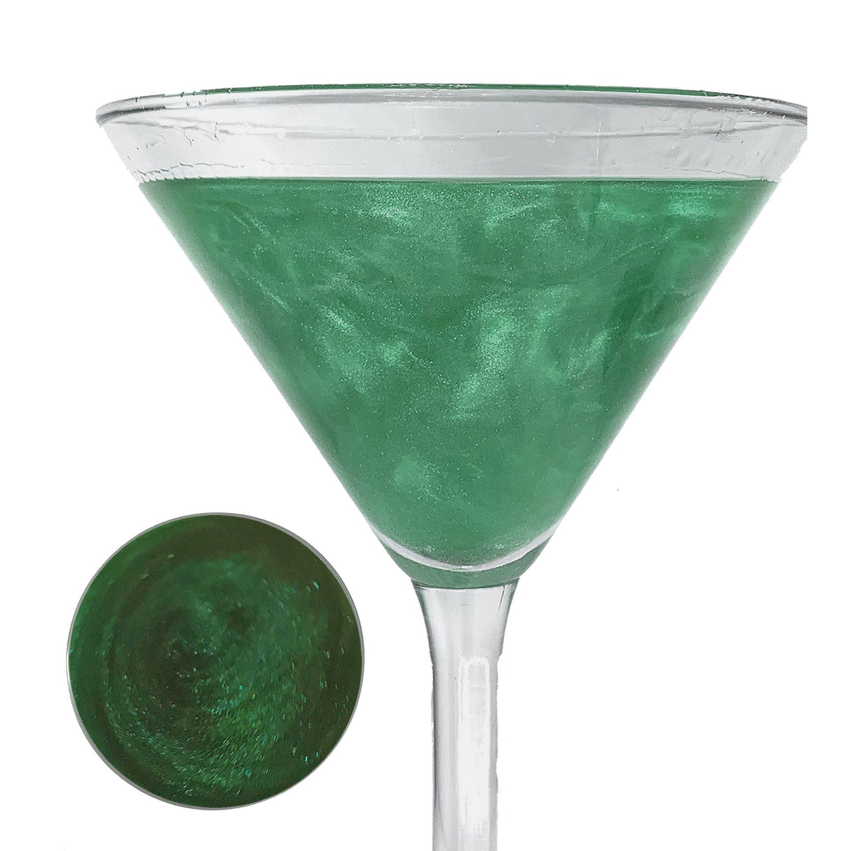Glitter, Cocktail, All-Natural, Emerald,12 - 5 Gram Avg