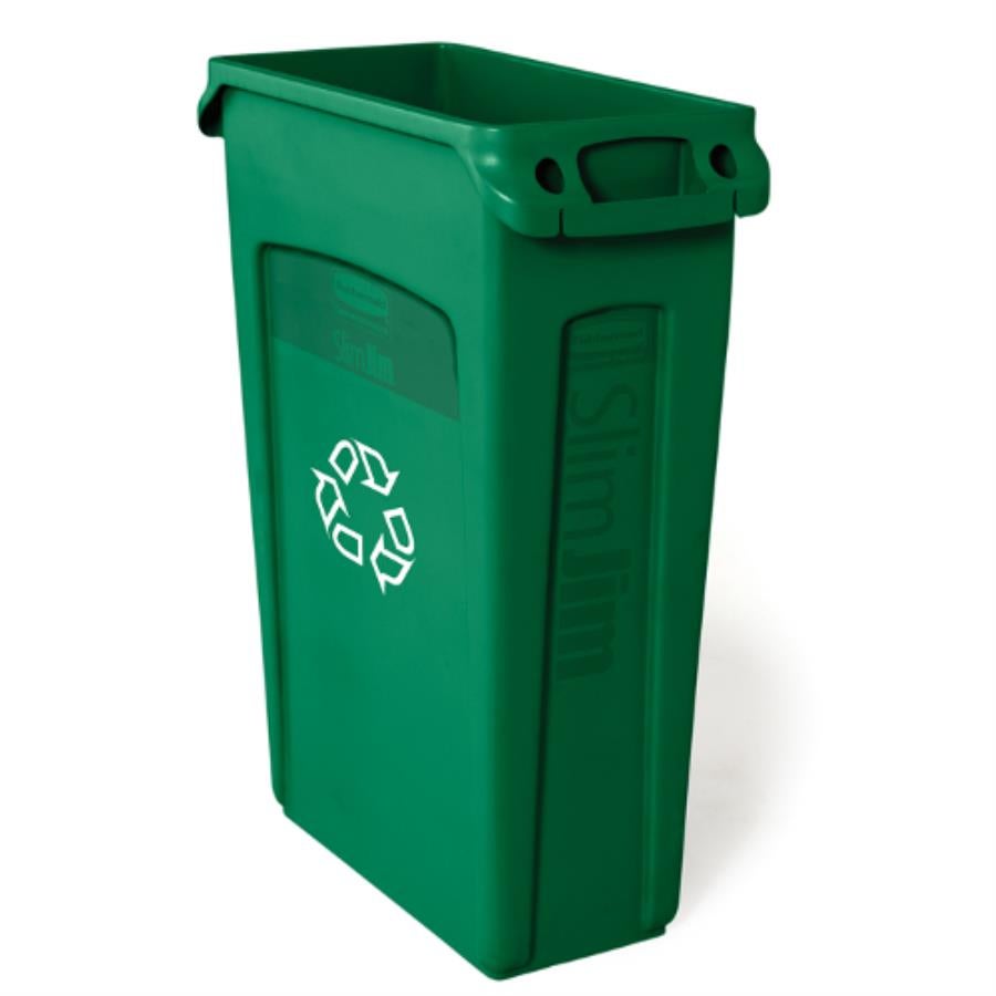 Container, Recycling or Compost, 23 Gallon, Green,1 - 1 EACH