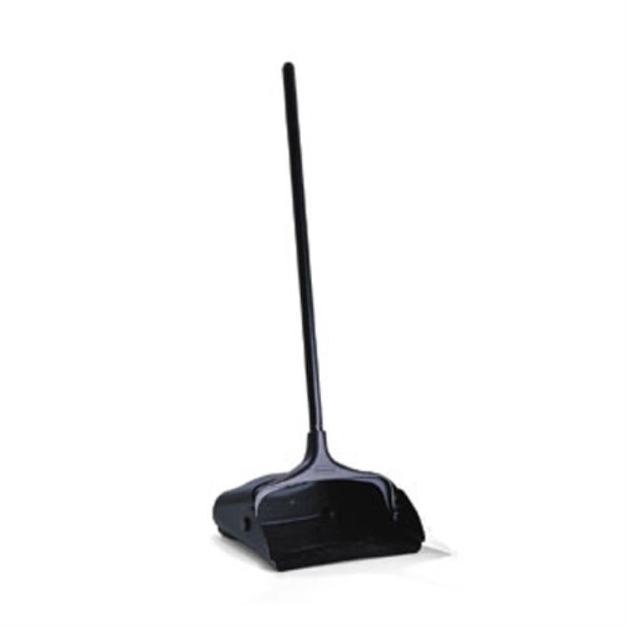 Dustpan, Lobby, 27.5 x 12.75 x 11.25 Inch, Black, Plastic, with Handle,1 - 1 EACH