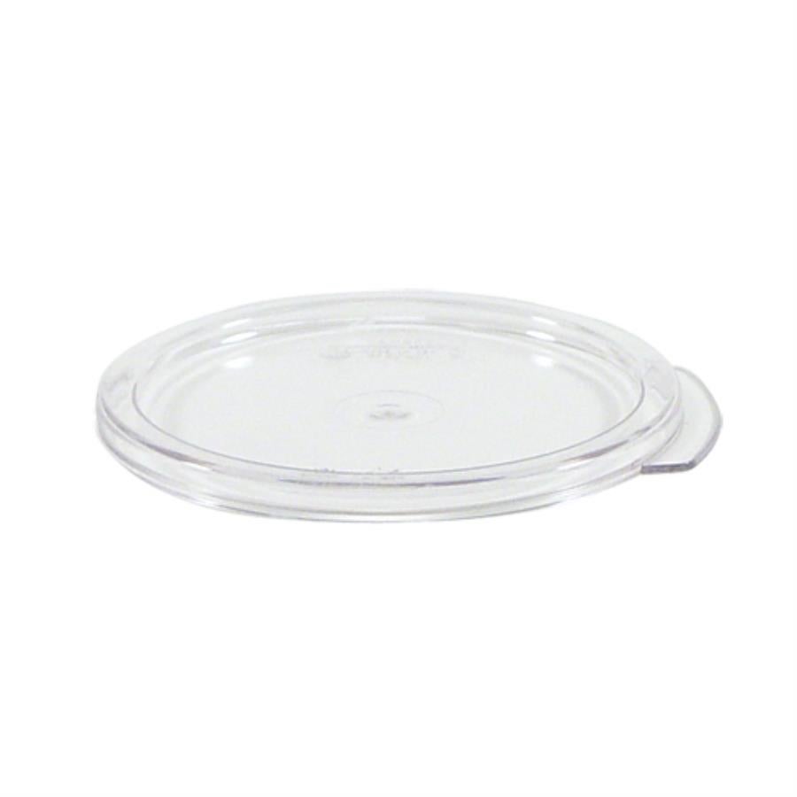 Lid, Round, Clear, Polycarbonate, for 1 Quart Food Containers,1 - 1 EACH