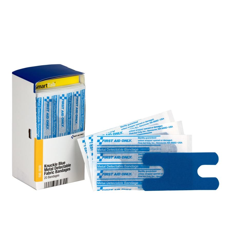 Bandages, Metal-Detectable, Knuckle, Adhesive,1 - 1 EACH