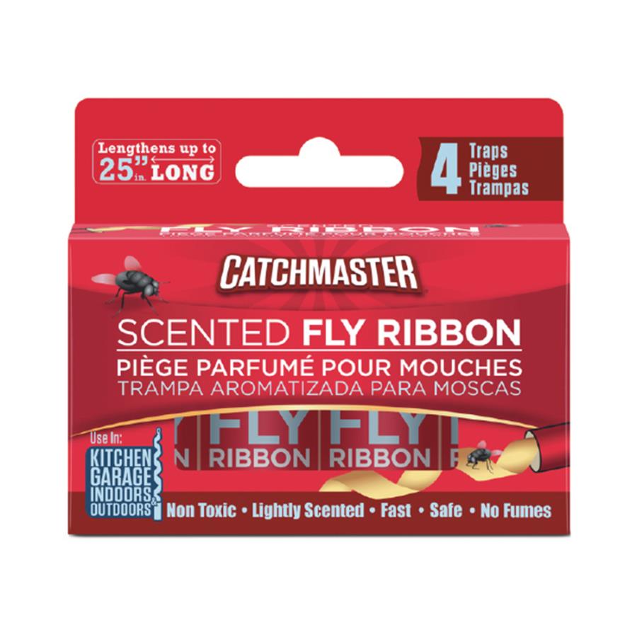 Insect Killer, Fly Trap, Paper Ribbon, Scented, Indoor/Outdoor,4 - 1 EACH