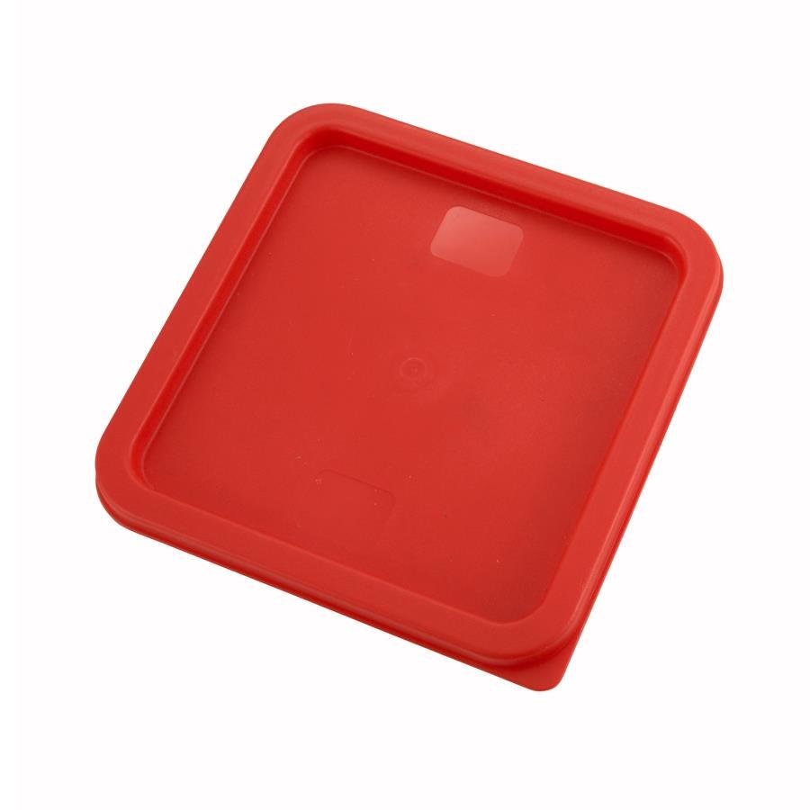 Lids, Square, 9.13 x 9.136 Inch Green, Polyethylene, for 6 & 8 Quart Food Containers,1 - 1 EACH