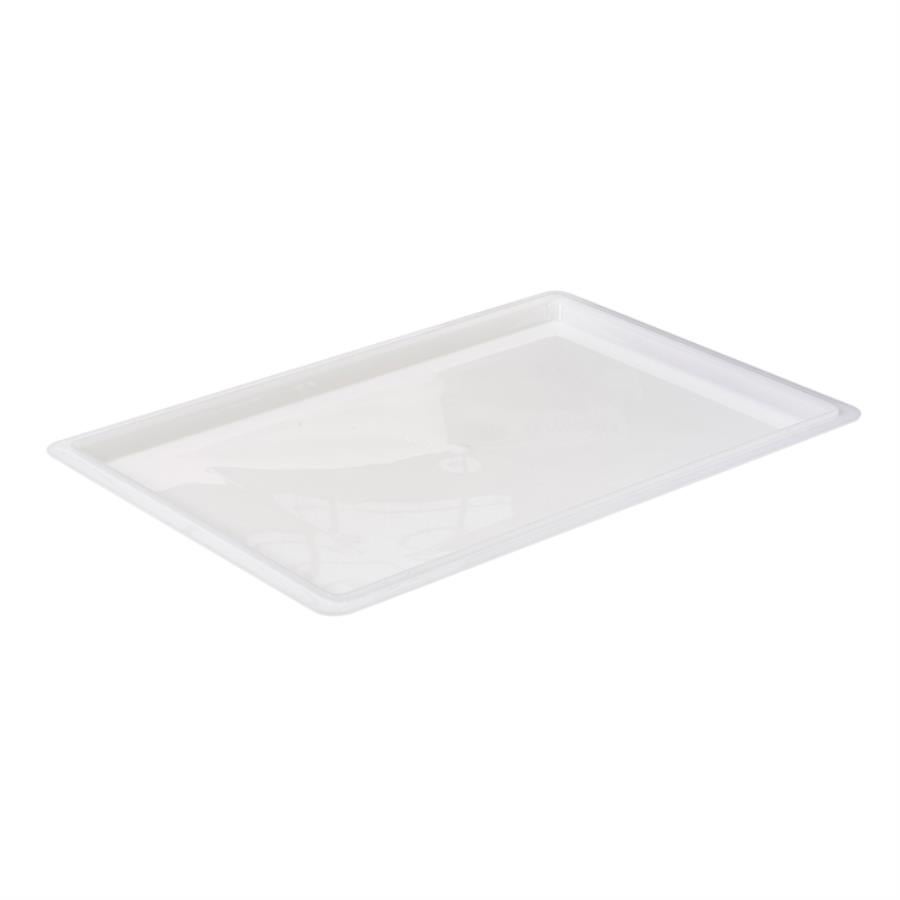 Lids, Rectangular, 18 x 26 Inch White, Polypropylene, for 9 Gallon Food Container,1 - 1 EACH