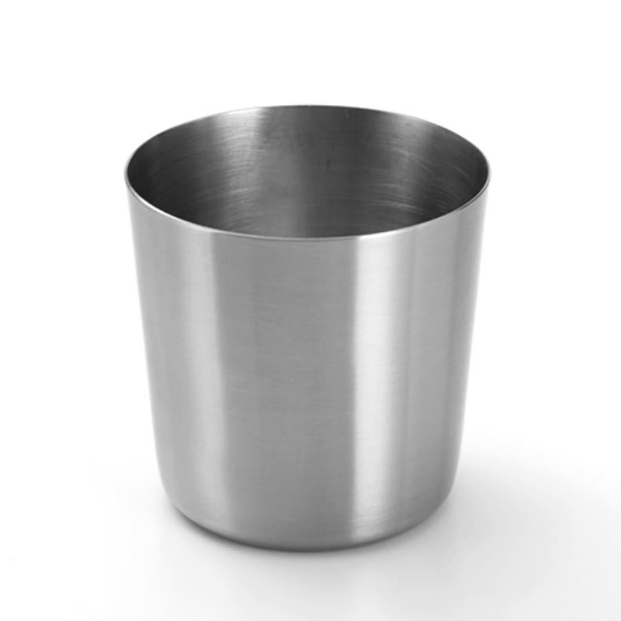 Cups, French Fry, Stainless Steel, 14 Ounce, Satin Finish,1 - 1 EACH