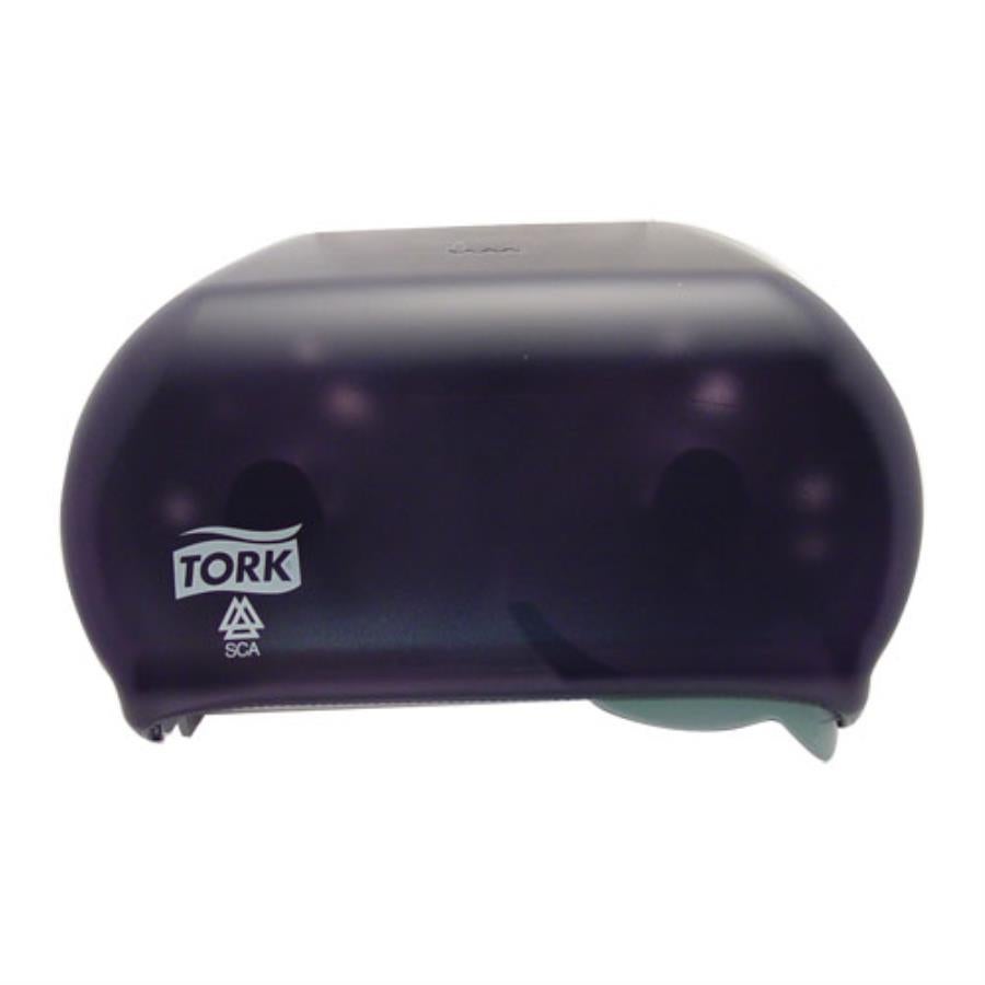 Dispenser, Toilet Tissue, Double-Roll, Smoke, 12.8 x 8.3 x 5.6 Inch,1 - 1 EACH