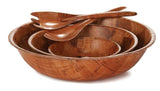 Bowls, Salad, Wovenwood, 8 Inch, Mahogany, 8 Linear Inch,1 - 12 COUNT