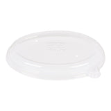 Lids, Sugarcane, Clear, Oval, for 24 & 32 Ounce Take-Out Containers,6 - 50 COUNT