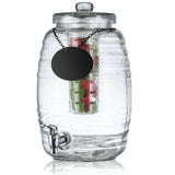 Beverage Dispenser, Beehive, 2.5 Gallon, Glass, with Infuser/Ice Core/Chalkboard,1 - 1 EACH