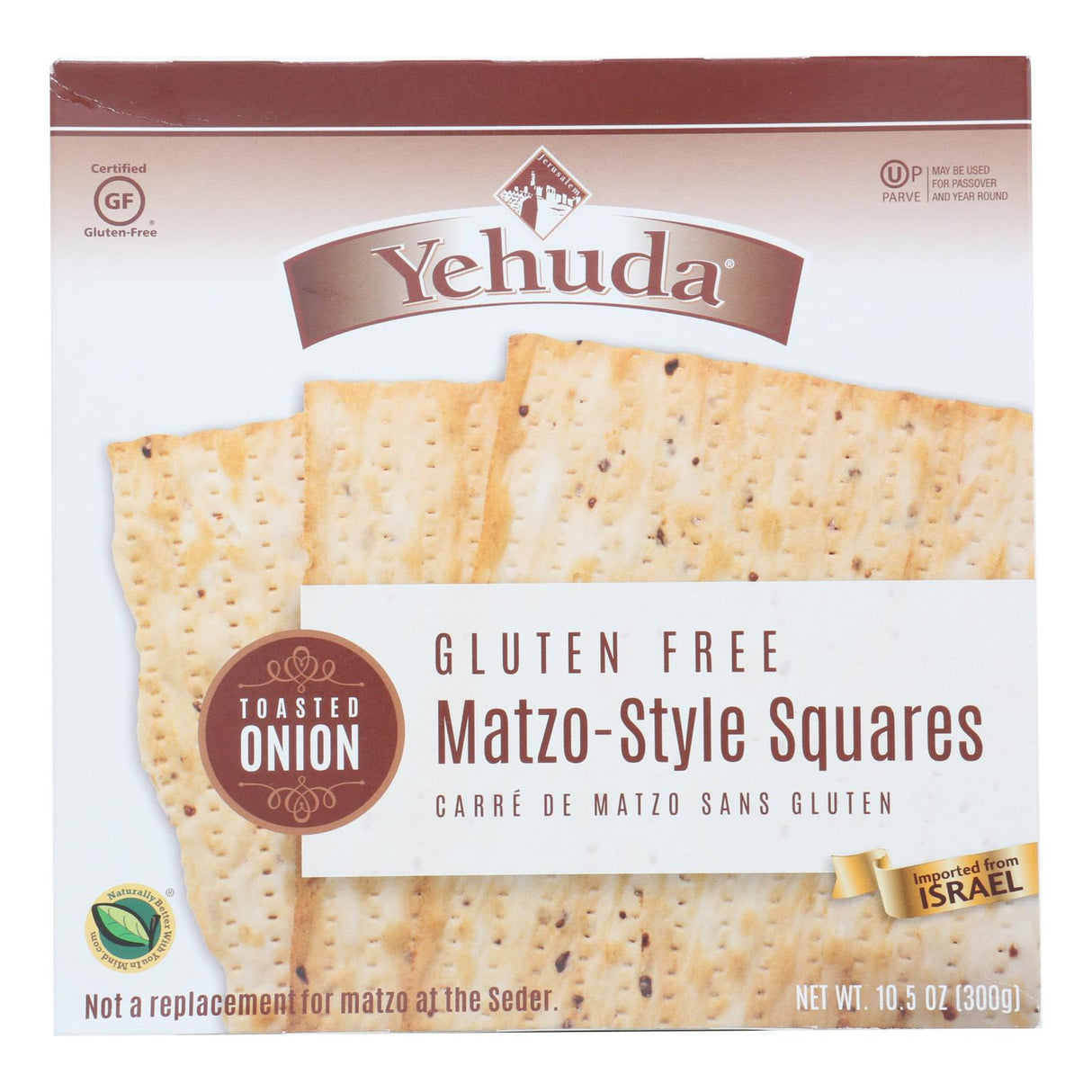 Crackers, Matzo, Toasted Onion,12 - 10.5 OUNCE
