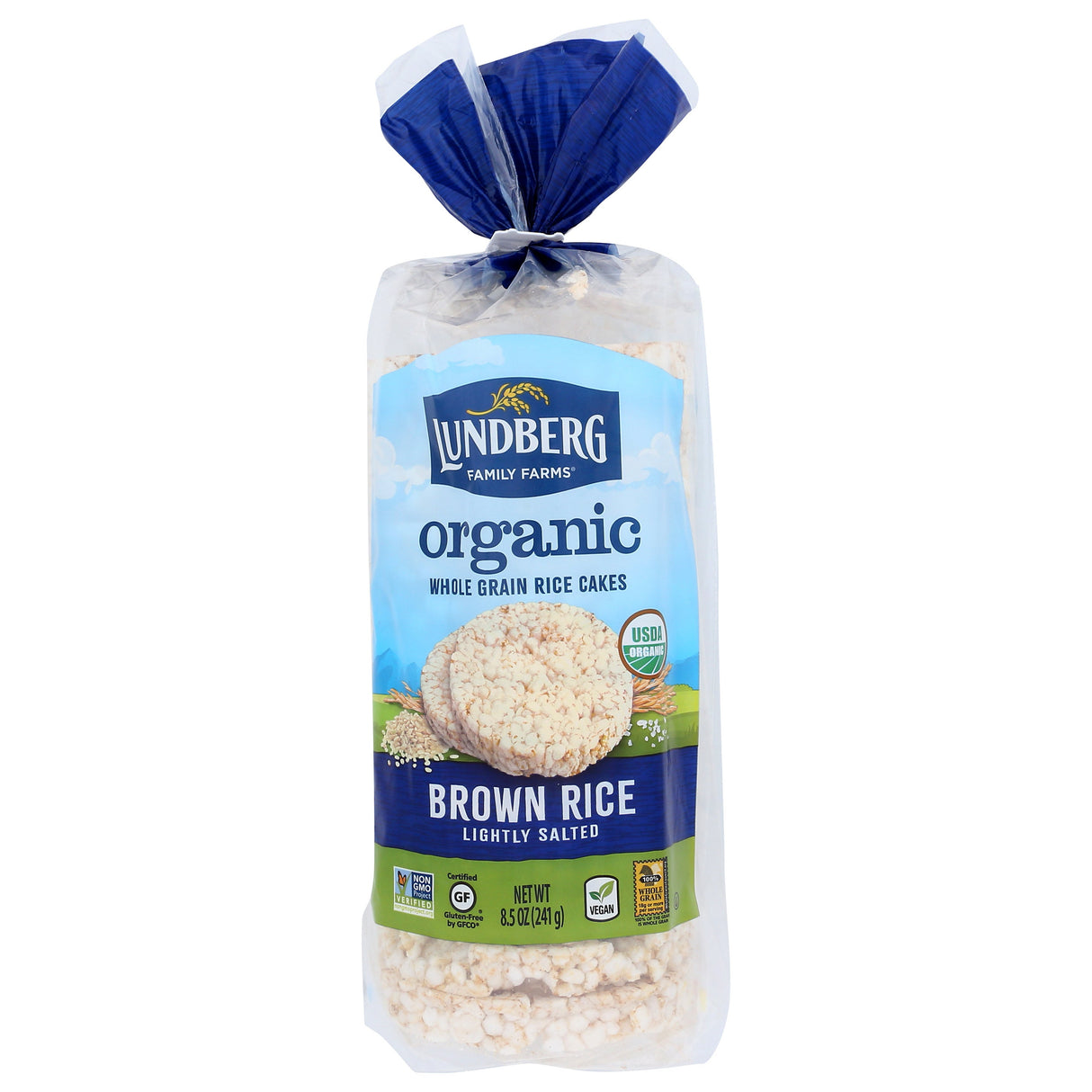 Rice Cakes, Lightly Salted, Brown Rice,6 - 8.5 OUNCE