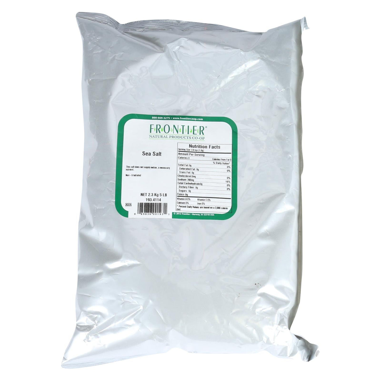 Salt, Sea, Table Grind, Bulk,1 - 5 POUND